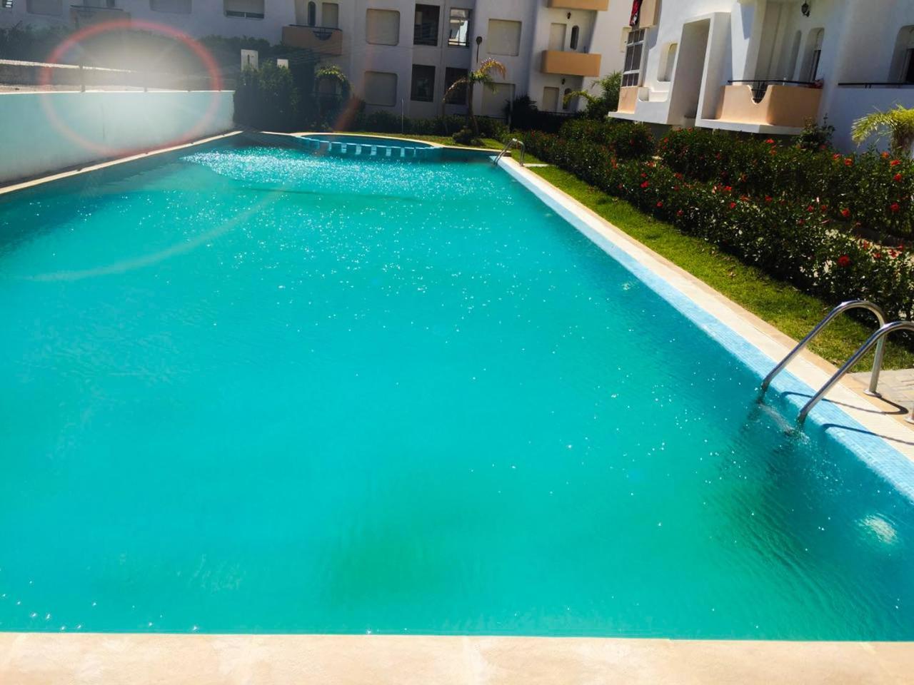 Fantastique Appartement Avec Piscine Sur La Plage M2 แทนเจียร์ ภายนอก รูปภาพ